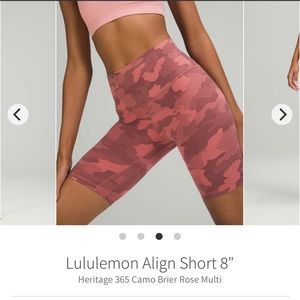 NWT Lululemon Align HR Short 8” size 4